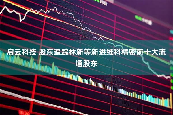 启云科技 股东追踪林新等新进维科精密前十大流通股东