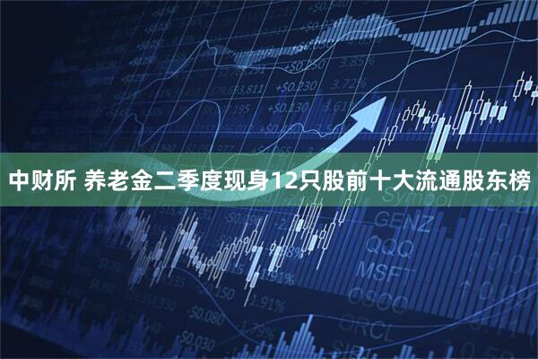 中财所 养老金二季度现身12只股前十大流通股东榜